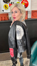 Underground Faux Leather Fringe Jacket | One - of - a - Kind Statement Outerwear - Reckless Swagger