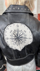 Underground Faux Leather Fringe Jacket | One - of - a - Kind Statement Outerwear - Reckless Swagger