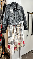 Underground Station Skirt | One - of - a - Kind Urban Statement Piece - Reckless Swagger