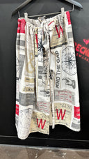Underground Station Skirt | One - of - a - Kind Urban Statement Piece - Reckless Swagger