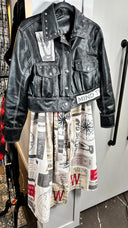 Underground Station Skirt | One - of - a - Kind Urban Statement Piece - Reckless Swagger