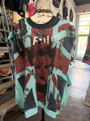 Union Jack Painted No Future Soo Catwoman Shredded Top - Reckless Swagger