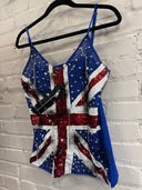 Union Jack Tank Stud and Sequins - Reckless Swagger