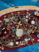 Velvet Clutch Chains Crucifix - Reckless Swagger