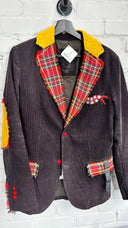 Vintage Brown Corduroy Tartan - Reckless Swagger