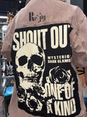 Vintage Pink - Hued Acid - Wash Denim Trench – “Shout Out” One - of - a - Kind - Reckless Swagger