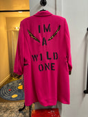 Wild One Leopard Punk Jacket - Upcycled Statement Outerwear - Reckless Swagger