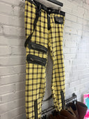 Yellow plaid Punk pants - Reckless Swagger