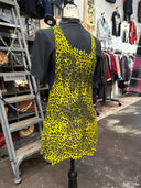Yellow Resist Skull Leopard Punk Tank Top - Reckless Swagger