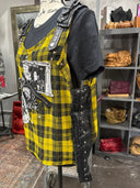 Yellow Tartan Sleveless Top - Reckless Swagger