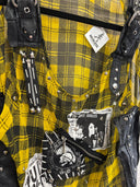 Yellow Tartan Sleveless Top - Reckless Swagger